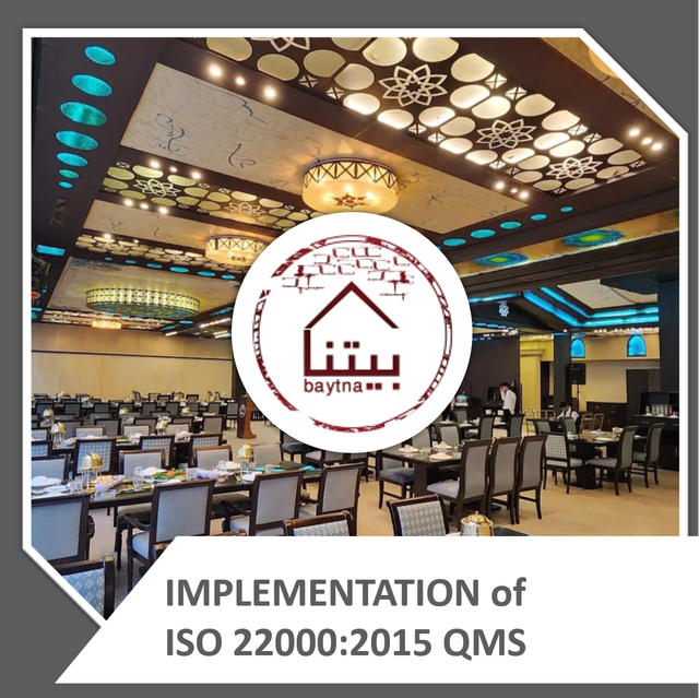 BAYTNA RESTAURANT - Oriental cuisine quality management system implementation